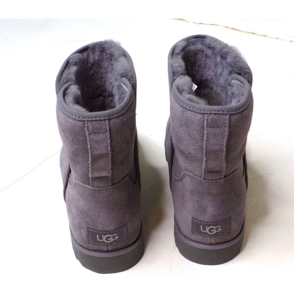 🆕UGG Classic Cory II Genuine Shearling Bootie Boot 11 Gray - Picture 5 of 9